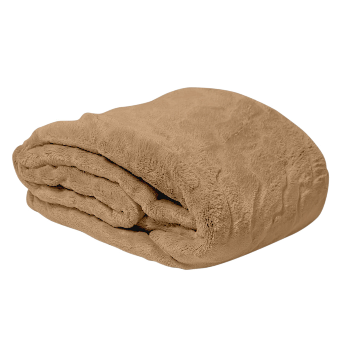 Cozy Bliss Luxury Milky Pluche Plaid - Lichtbruin - Bedworld B.V.